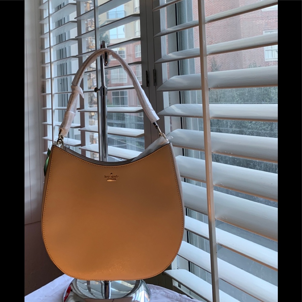 NWT Kate Spade Natural Oakwood Street Lora Bag